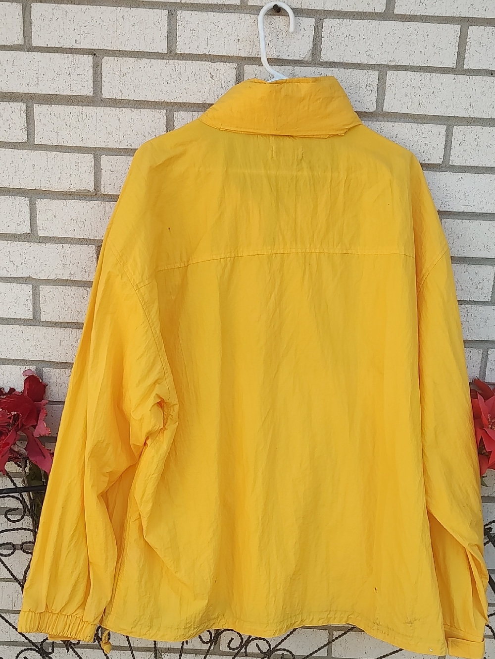 Yellow Pullover Windbreaker - Picture 9 of 10